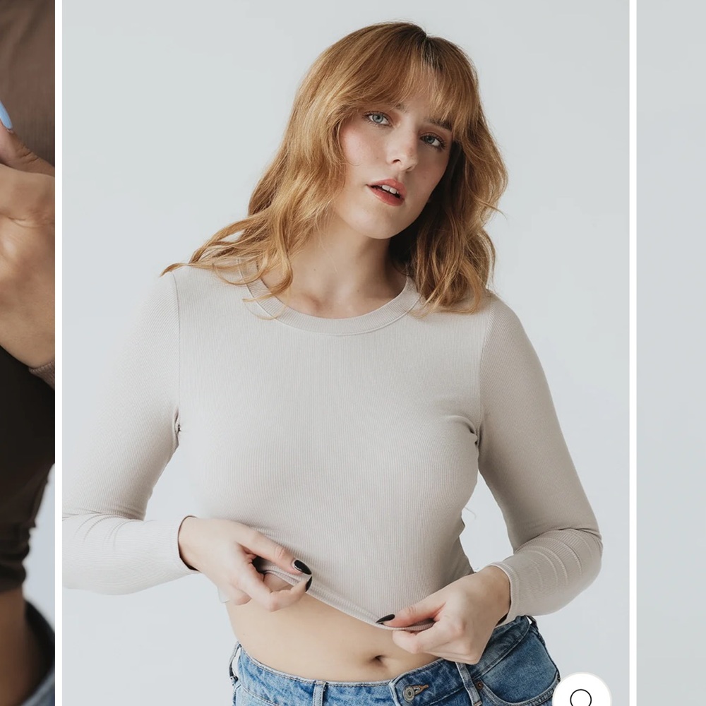 Klassy Network Ribbed Long Sleeve Brami